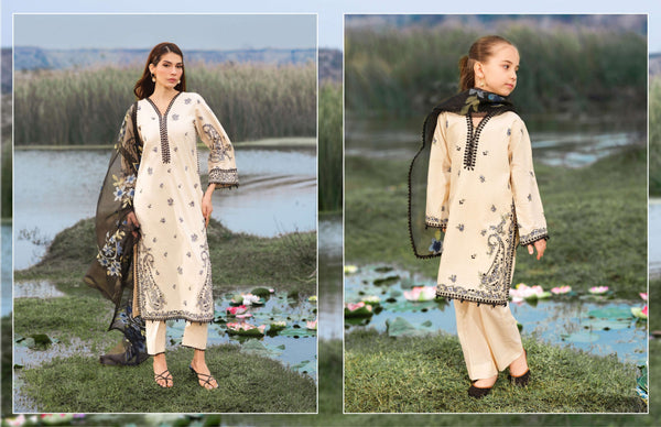 Lotus Era Seep – Premium Neutral Suit by  Simrans